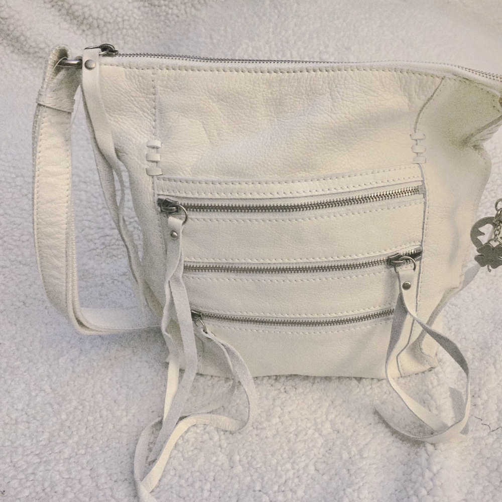 Lucky Brand White Crossbody Bag
